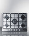 Summit - 27" Wide 5-Burner Gas Cooktop