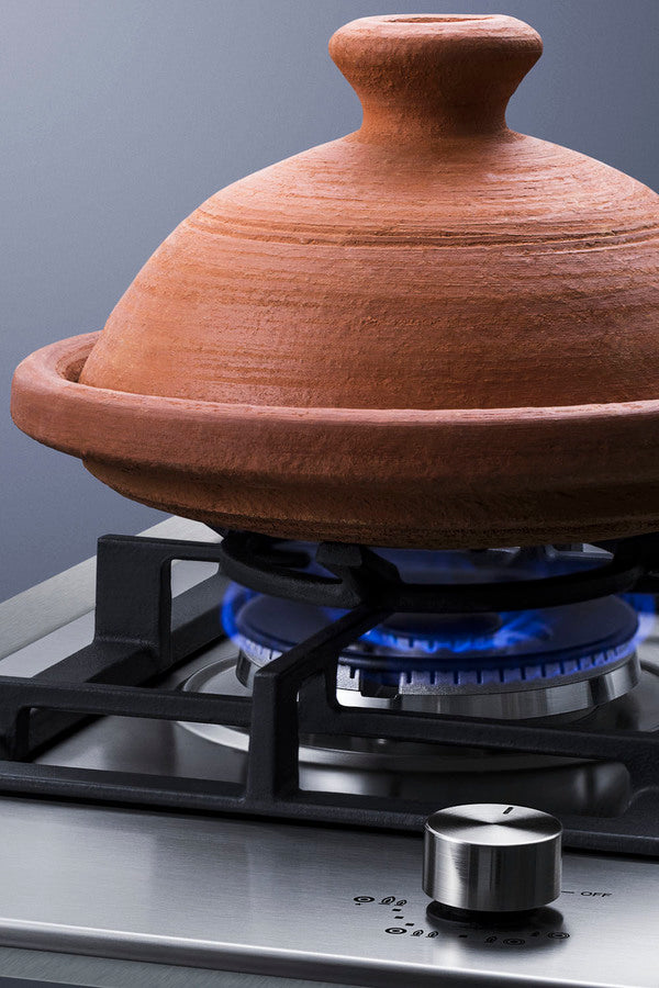Summit - 15" Wide 1-Burner Gas Cooktop In Stainless Steel Summit - 15" Wide 1-Burner Gas Cooktop In Stainless Steel