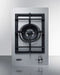 Summit - 12" Wide 1-Burner Gas Cooktop In Stainless Steel