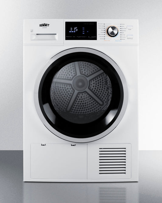 Summit - 24" Wide 208-240V Heat Pump Dryer