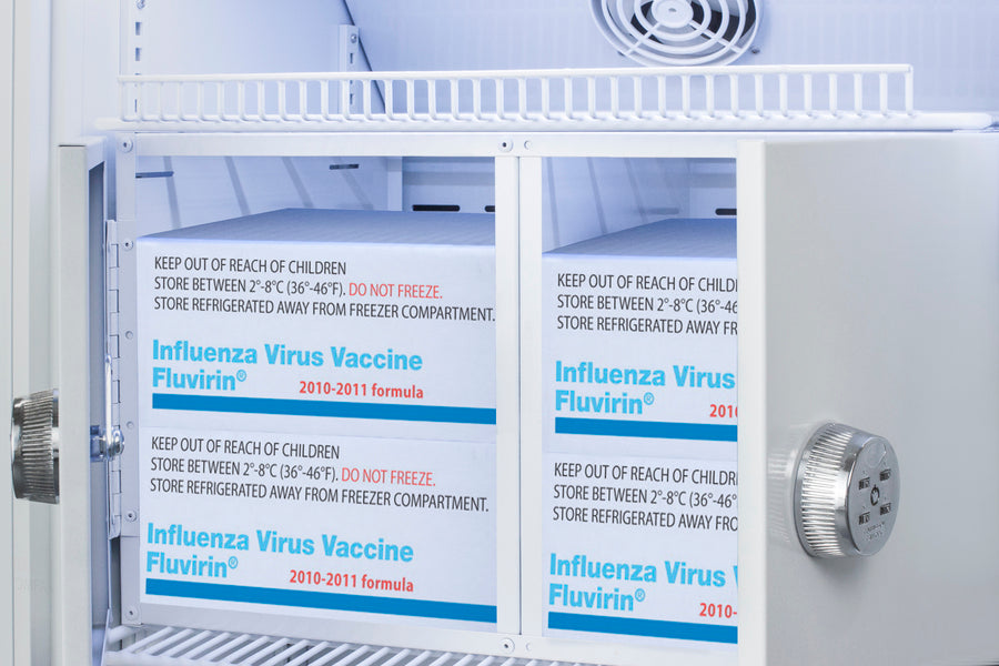 Accucold - 15 Cu.Ft. Upright Vaccine Refrigerator with Interior Lockers Accucold - 15 Cu.Ft. Upright Vaccine Refrigerator with Interior Lockers