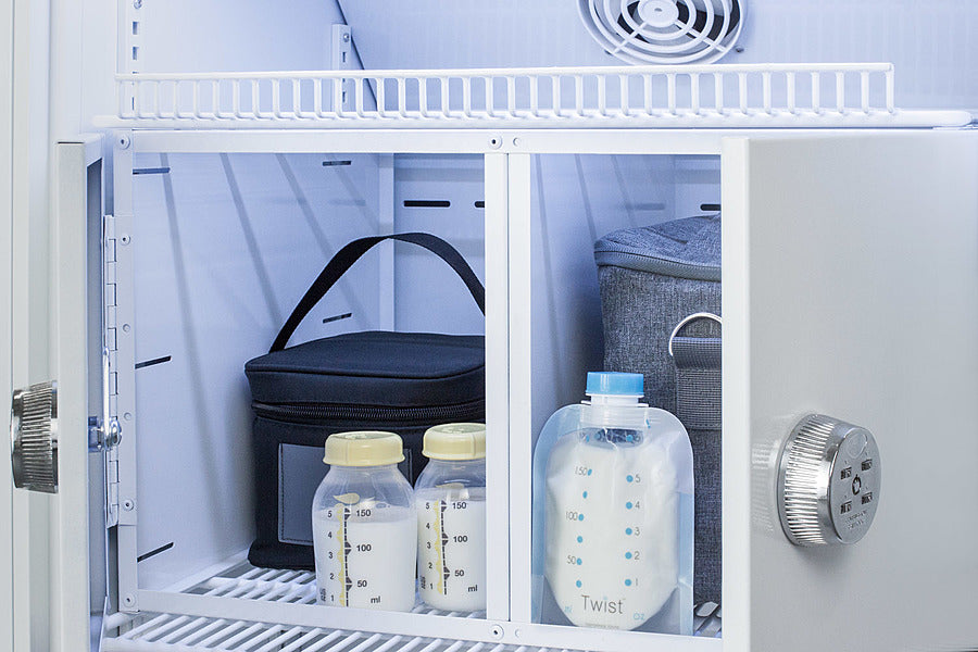 MomCube - 8 Cu.Ft. Breast Milk Refrigerator/Microwave Combination MomCube - 8 Cu.Ft. Breast Milk Refrigerator/Microwave Combination