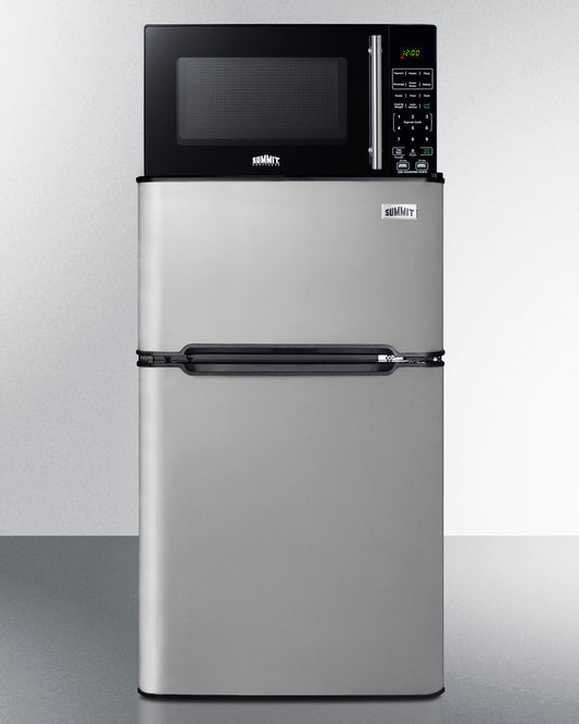 Summit - Microwave/Refrigerator-Freezer Combination with Allocator