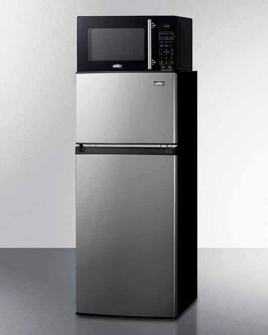 Summit - Microwave/Refrigerator-Freezer Combination with Allocator