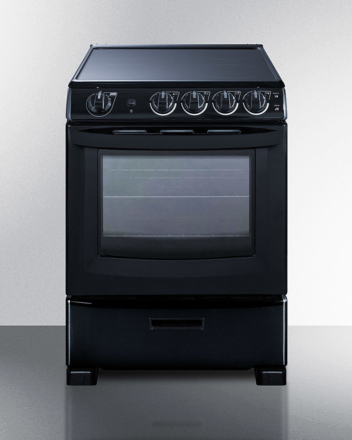 Summit - 24" Wide Over-the-Range Microwave and 24" Wide Electric Smooth-Top Range Bundle Summit - 24" Wide Over-the-Range Microwave and 24" Wide Electric Smooth-Top Range Bundle