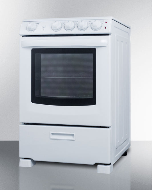 Summit - 24" Wide Electric Smooth-Top Range