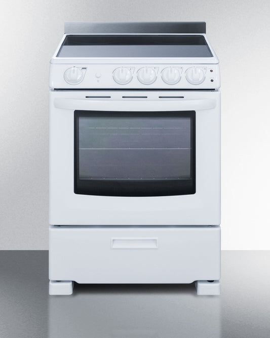 Summit - 24" Wide Electric Smooth-Top Range