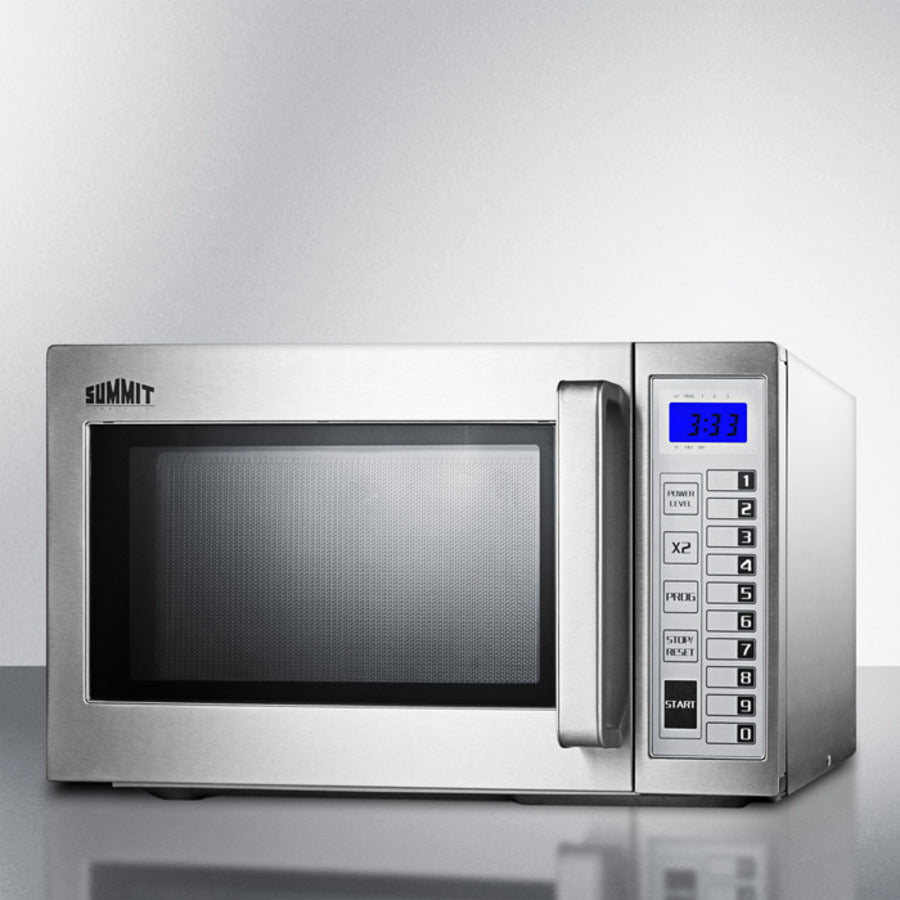 Summit - 20" Wide Electric Coil Range and Commercial Microwave Bundle Summit - 20" Wide Electric Coil Range and Commercial Microwave Bundle