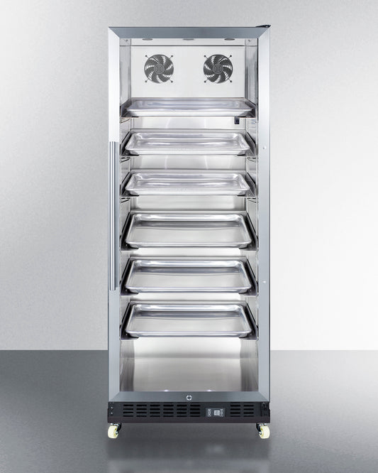 Summit Commercial - 24" Wide Mini Reach-In Beverage Center with Dolly