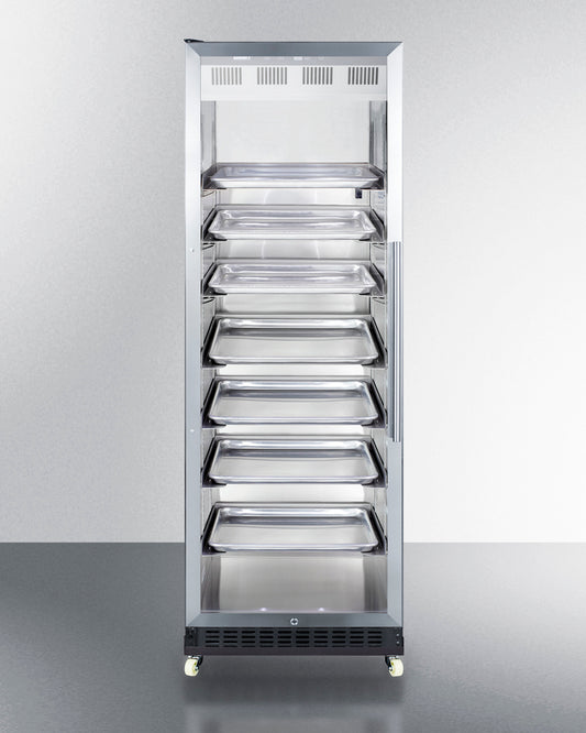 Summit Commercial - 24" Wide Mini Reach-In Beverage Center with Dolly