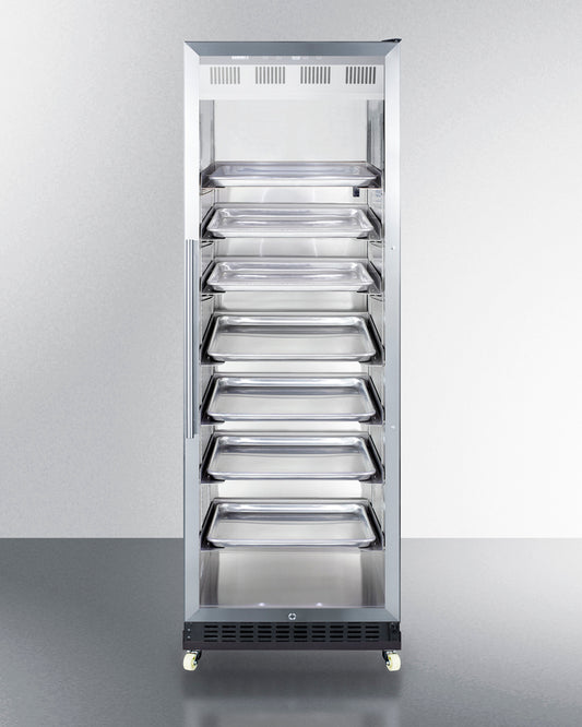 Summit Commercial - 24" Wide Mini Reach-In Beverage Center with Dolly