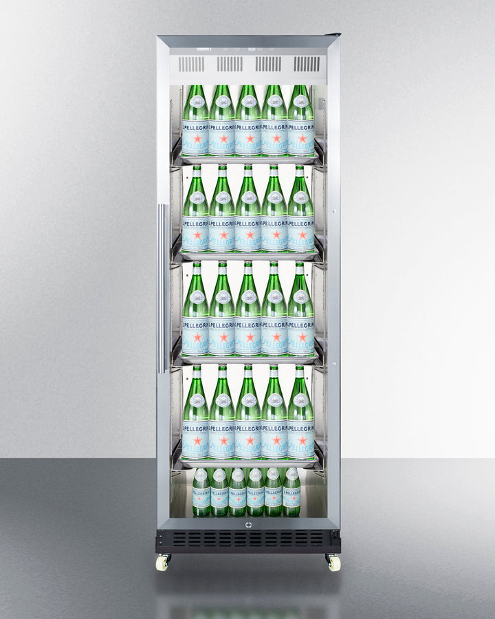 Summit Commercial - 24" Wide Mini Reach-In Beverage Center with Dolly Summit Commercial - 24" Wide Mini Reach-In Beverage Center with Dolly