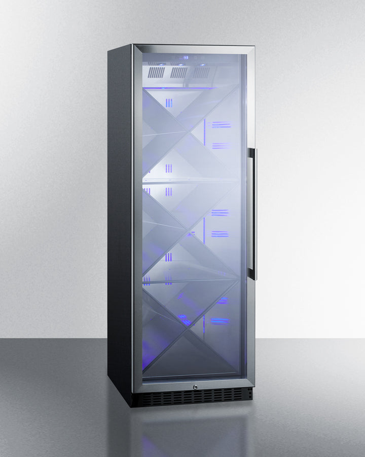Summit - 24" Wide Single Zone Commercial Wine Cellar | SCR1401LHX Summit - 24" Wide Single Zone Commercial Wine Cellar | SCR1401LHX