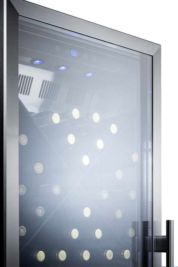 Summit - 24" Wide Single Zone Commercial Wine Cellar | SCR1401LHX Summit - 24" Wide Single Zone Commercial Wine Cellar | SCR1401LHX