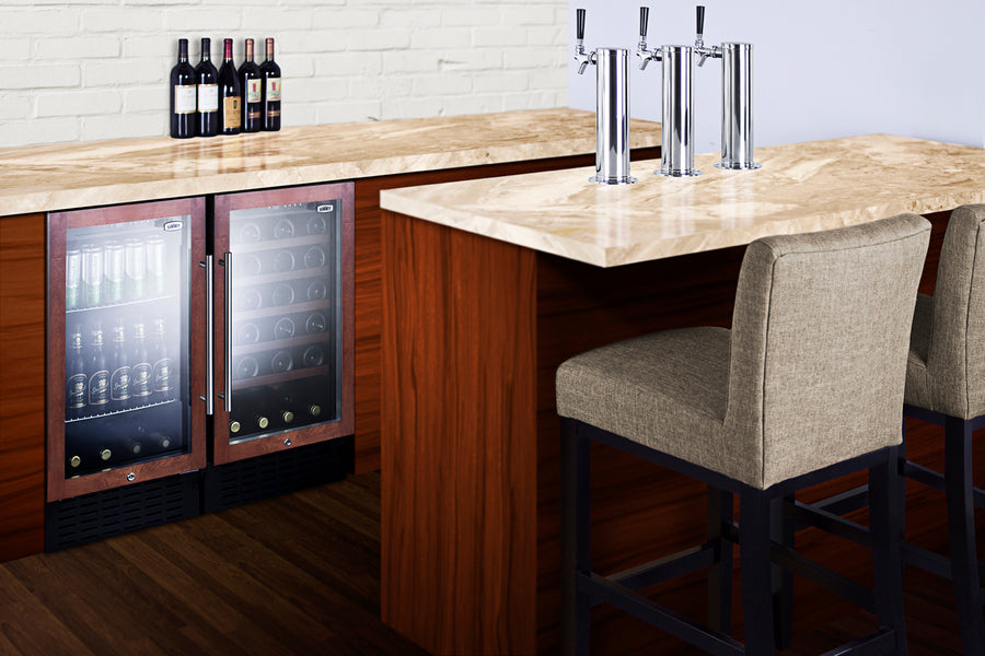 Summit - 18" Wide Built-In Beverage Center (Panel Not Included) Summit - 18" Wide Built-In Beverage Center (Panel Not Included)