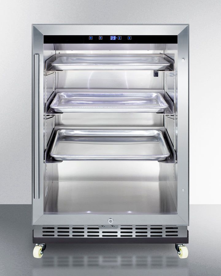 Summit Commercial - 24" Wide Outdoor Mini Reach-In Beverage Center with Dolly Summit Commercial - 24" Wide Outdoor Mini Reach-In Beverage Center with Dolly