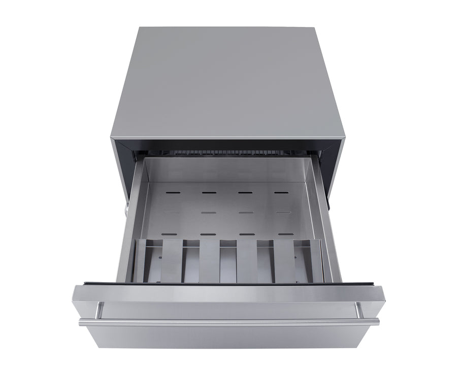 Summit Commercial - 24" Wide Built-In Beverage Refrigerator With Top Drawer Summit Commercial - 24" Wide Built-In Beverage Refrigerator With Top Drawer