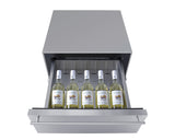 Summit Commercial - 24" Wide Built-In Beverage Refrigerator With Top Drawer Summit Commercial - 24" Wide Built-In Beverage Refrigerator With Top Drawer