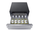 Summit - 24" Wide Built-In Beverage Refrigerator With Top Drawer Summit - 24" Wide Built-In Beverage Refrigerator With Top Drawer