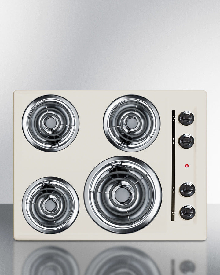 Summit - 24" Wide 4-Burner Coil Cooktop Summit - 24" Wide 4-Burner Coil Cooktop