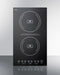 Summit - 12" Wide 230V 2-Burner Radiant Cooktop