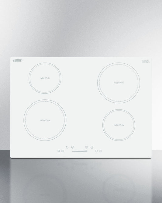 Summit - 30" Wide 208-240V 4-Zone Induction Cooktop