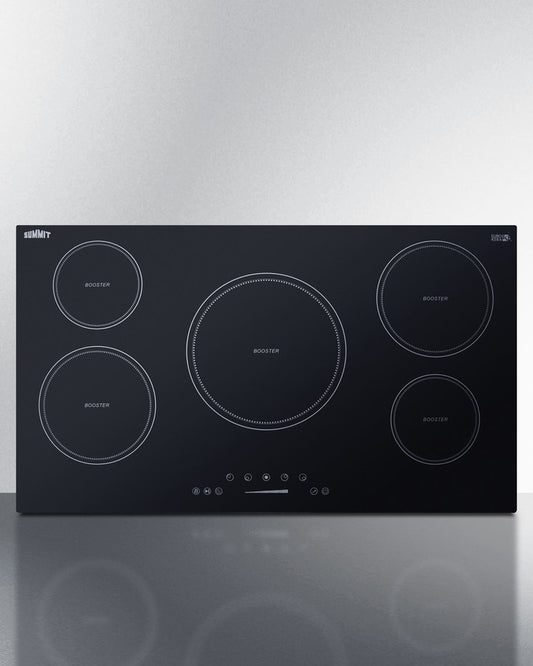 Summit - 36" Wide 208-240V 5-Zone Induction Cooktop