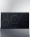 Summit - 36" Wide 208-240V 5-Zone Induction Cooktop