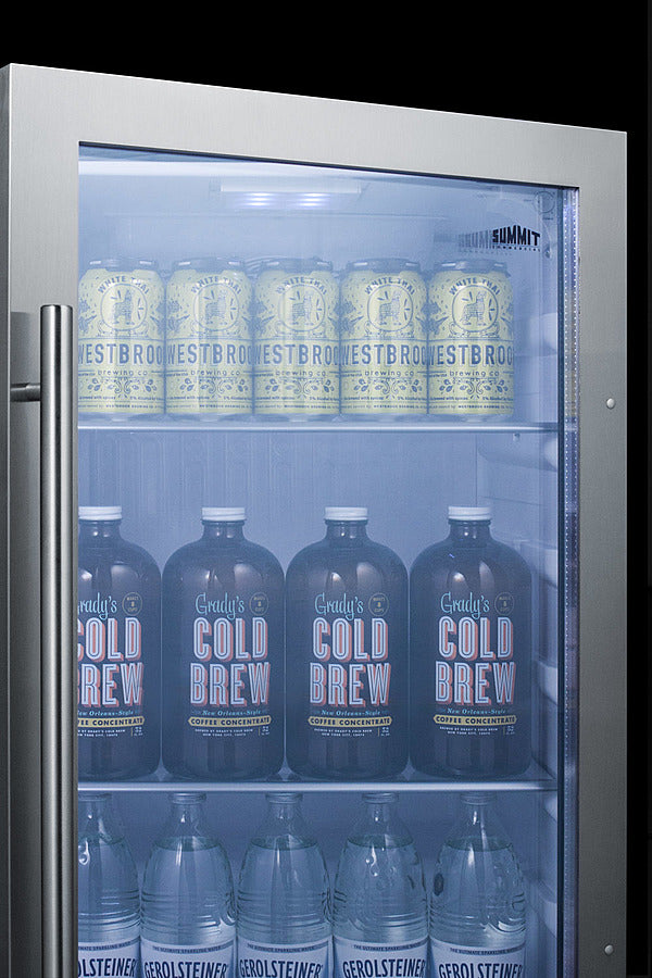 Summit - Shallow Depth Indoor/Outdoor Beverage Cooler, ADA Compliant Summit - Shallow Depth Indoor/Outdoor Beverage Cooler, ADA Compliant
