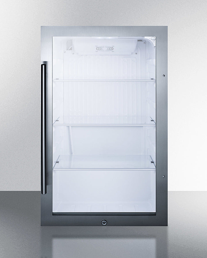 Summit - Shallow Depth Indoor/Outdoor Beverage Cooler, ADA Compliant Summit - Shallow Depth Indoor/Outdoor Beverage Cooler, ADA Compliant