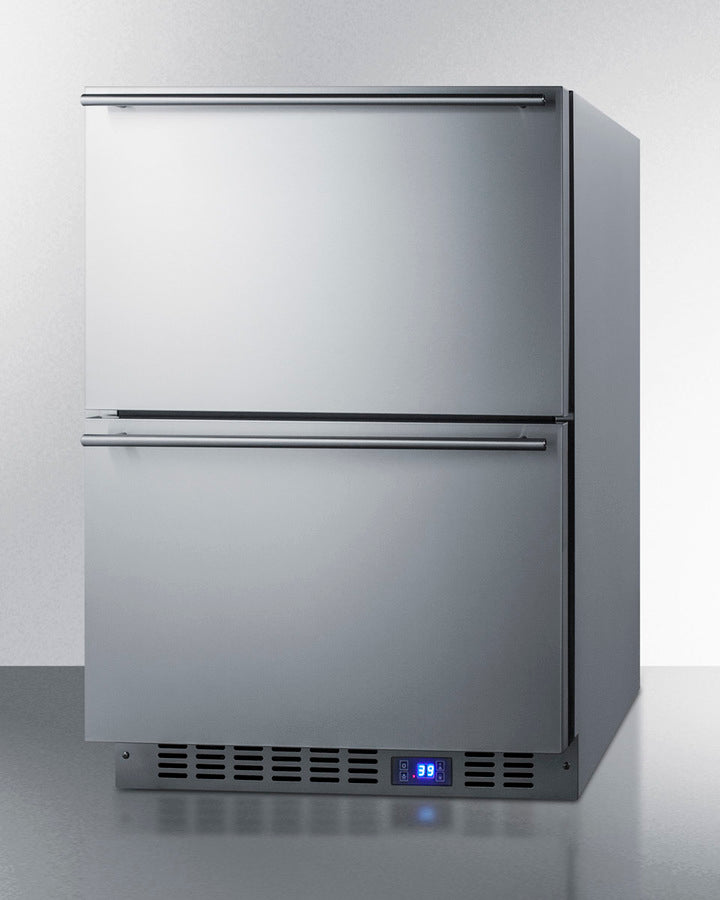 Summit - 24" Wide 2-Drawer All-Refrigerator Summit - 24" Wide 2-Drawer All-Refrigerator