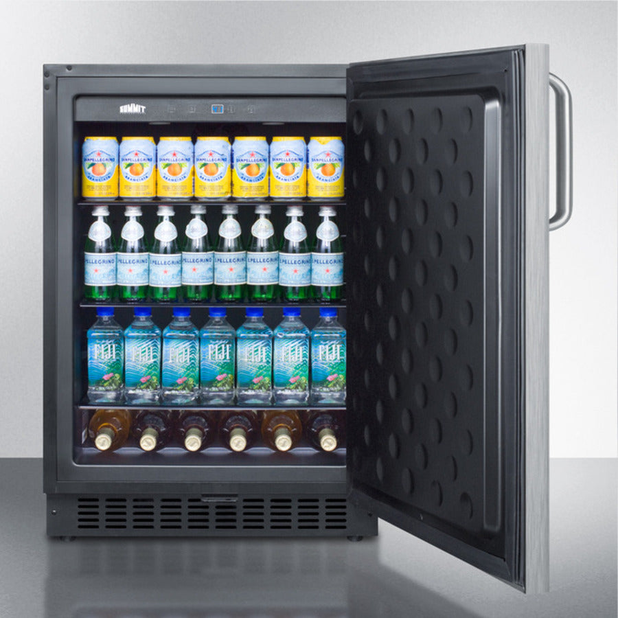 Summit - 24" Wide Built-In All-Refrigerator | FF64BXSSTB Summit - 24" Wide Built-In All-Refrigerator | FF64BXSSTB