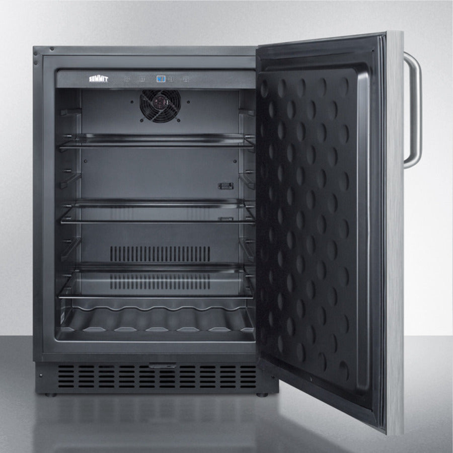 Summit - 24" Wide Built-In All-Refrigerator | FF64BXSSTB Summit - 24" Wide Built-In All-Refrigerator | FF64BXSSTB
