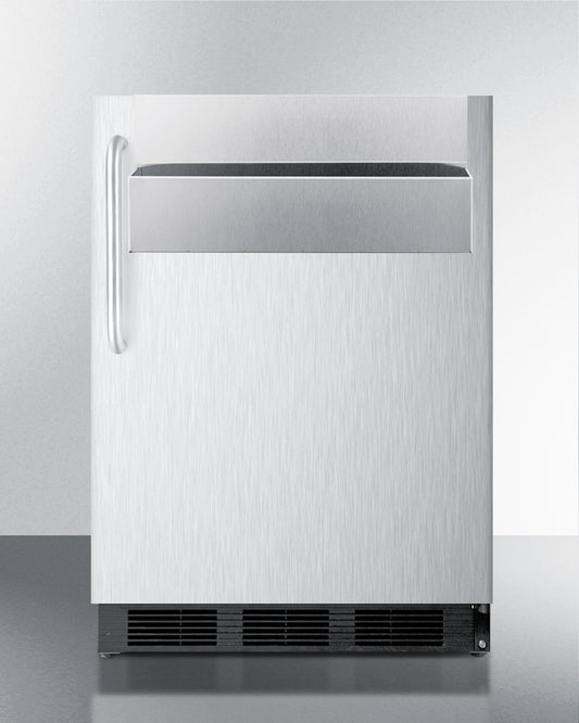 Summit Commercial - 24" Wide Outdoor All-Refrigerator, with Speed Rail