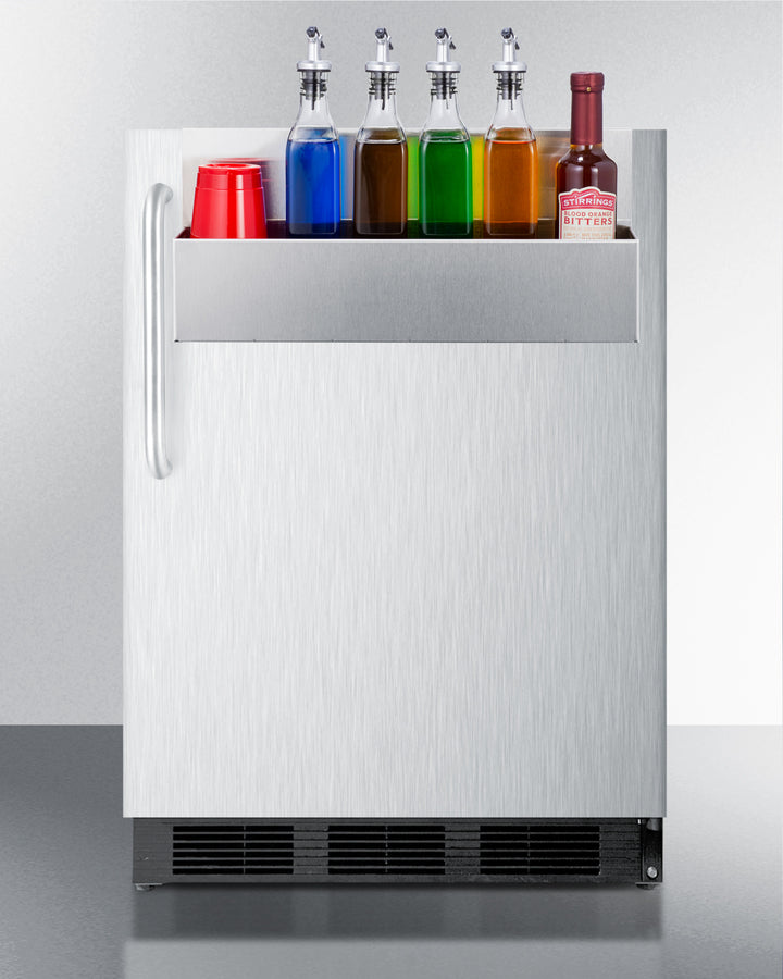 Summit Commercial - 24" Wide Outdoor All-Refrigerator, with Speed Rail Summit Commercial - 24" Wide Outdoor All-Refrigerator, with Speed Rail