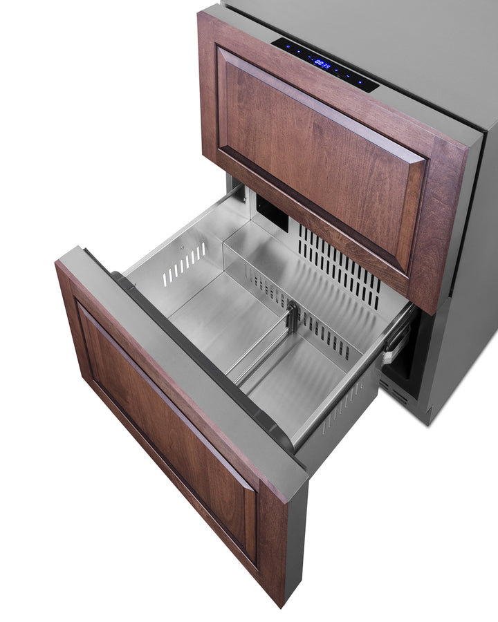 Summit - 24" Wide 2-Drawer Refrigerator-Freezer Summit - 24" Wide 2-Drawer Refrigerator-Freezer