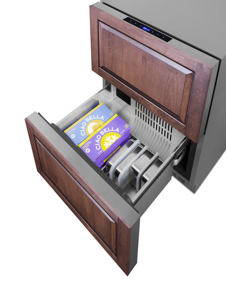 Summit - 24" Wide 2-Drawer Refrigerator-Freezer Summit - 24" Wide 2-Drawer Refrigerator-Freezer