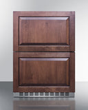 Summit - 24" Wide 2-Drawer Refrigerator-Freezer Summit - 24" Wide 2-Drawer Refrigerator-Freezer