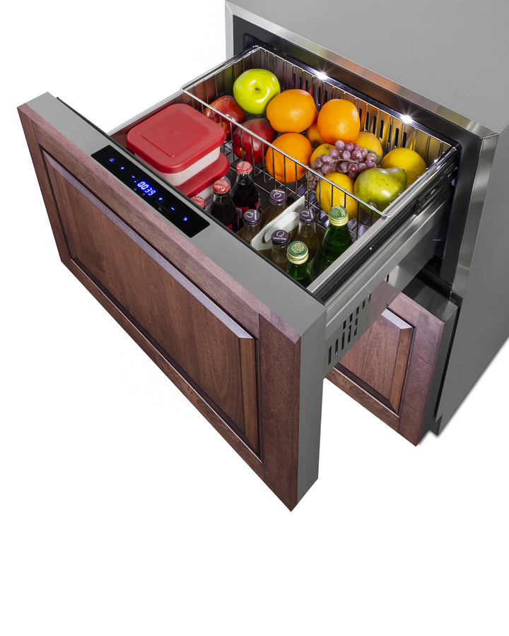 Summit - 24" Wide 2-Drawer Refrigerator-Freezer Summit - 24" Wide 2-Drawer Refrigerator-Freezer