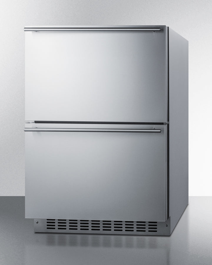 Summit - 24" Wide 2-Drawer Refrigerator-Freezer Summit - 24" Wide 2-Drawer Refrigerator-Freezer