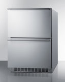 Summit - 24" Wide 2-Drawer Refrigerator-Freezer Summit - 24" Wide 2-Drawer Refrigerator-Freezer