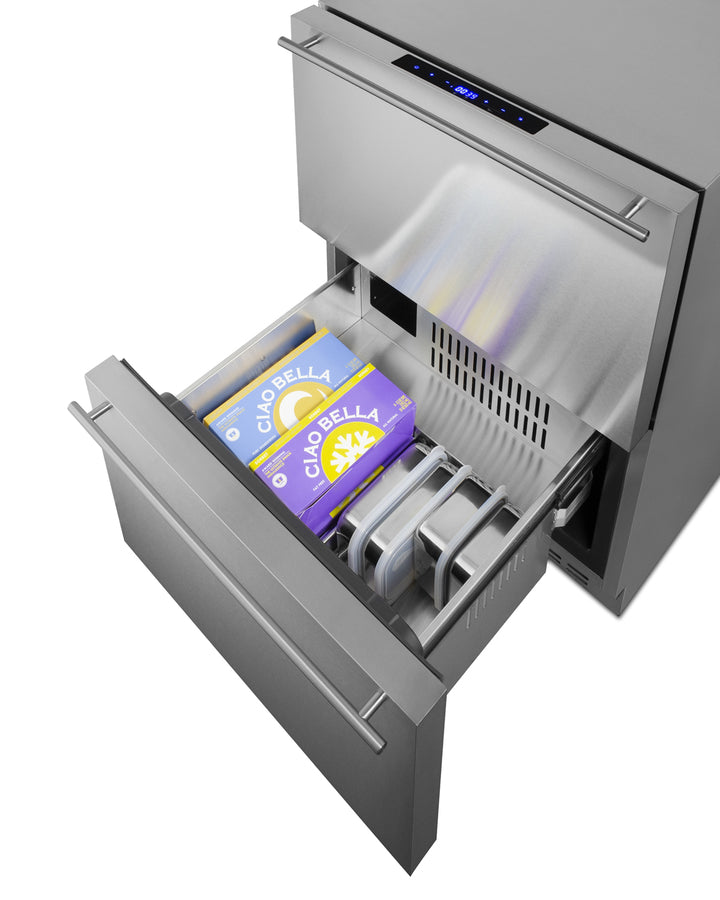 Summit - 24" Wide 2-Drawer Refrigerator-Freezer Summit - 24" Wide 2-Drawer Refrigerator-Freezer