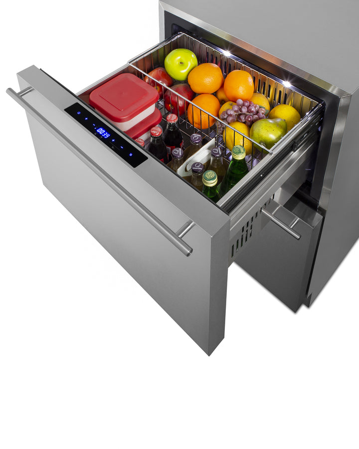 Summit - 24" Wide 2-Drawer Refrigerator-Freezer Summit - 24" Wide 2-Drawer Refrigerator-Freezer
