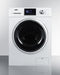 Summit - 24" Wide 115V Washer/Dryer Combo