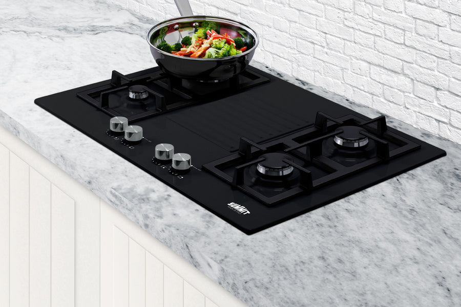 Summit - 30" Wide 4-Burner Gas Cooktop Summit - 30" Wide 4-Burner Gas Cooktop