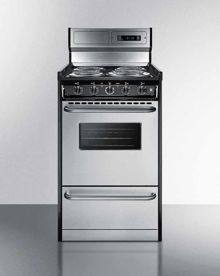 Summit - 20" Wide Electric Coil Top Range Summit - 20" Wide Electric Coil Top Range