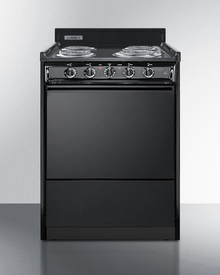 Summit - 24" Wide Electric Wall Oven and 24" Wide Electric Coil Range Summit - 24" Wide Electric Wall Oven and 24" Wide Electric Coil Range