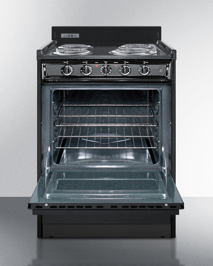 Summit - 24" Wide Electric Wall Oven and 24" Wide Electric Coil Range Summit - 24" Wide Electric Wall Oven and 24" Wide Electric Coil Range
