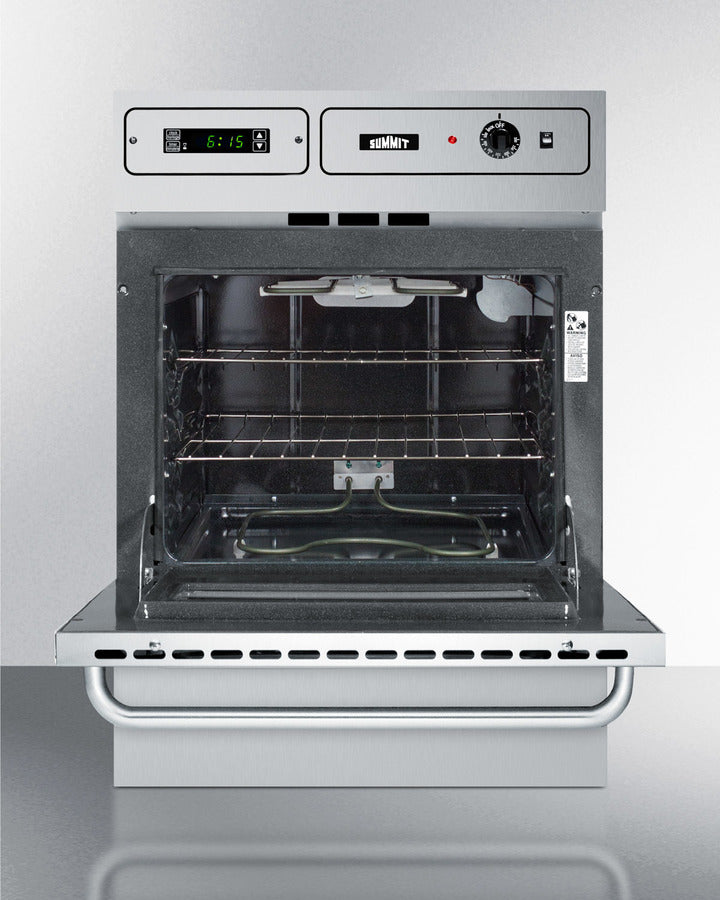 Summit - 15" Wide Built-In All-Refrigerator and 24" Wide Electric Wall Oven Bundle Summit - 15" Wide Built-In All-Refrigerator and 24" Wide Electric Wall Oven Bundle