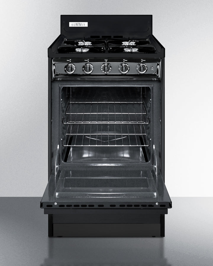 Summit - 20" Wide Gas Range, Open Burners Summit - 20" Wide Gas Range, Open Burners